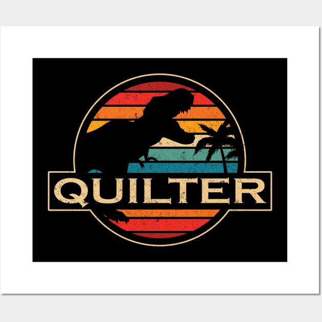 Quilter Dinosaur Wall Art by SusanFields